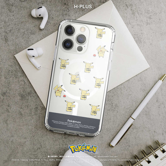 Pokémon - Pikachu Pattern Magsafe 手機殼 (iPhone 15 Pro/15 Pro Max)