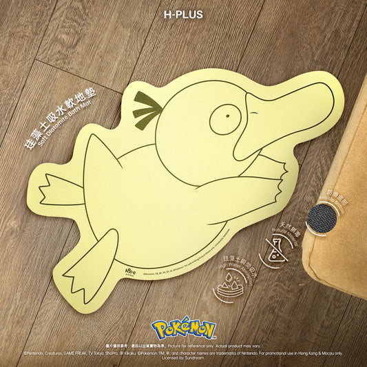 Pokémon - 可達鴨 硅藻土軟地墊