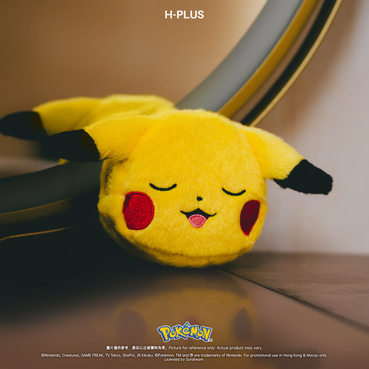 Pokémon - Pikachu 毛絨萬用隨身小袋連爬山扣