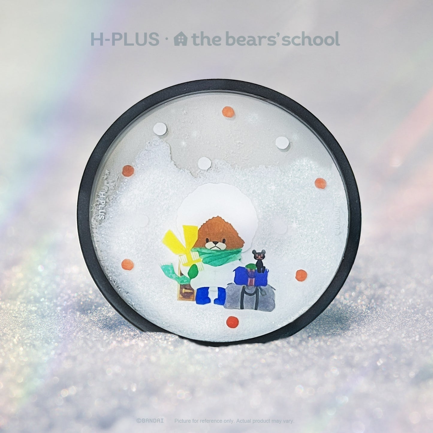the bears’ school 小熊學校 • 旅行系列  • 飄雪流砂杯墊